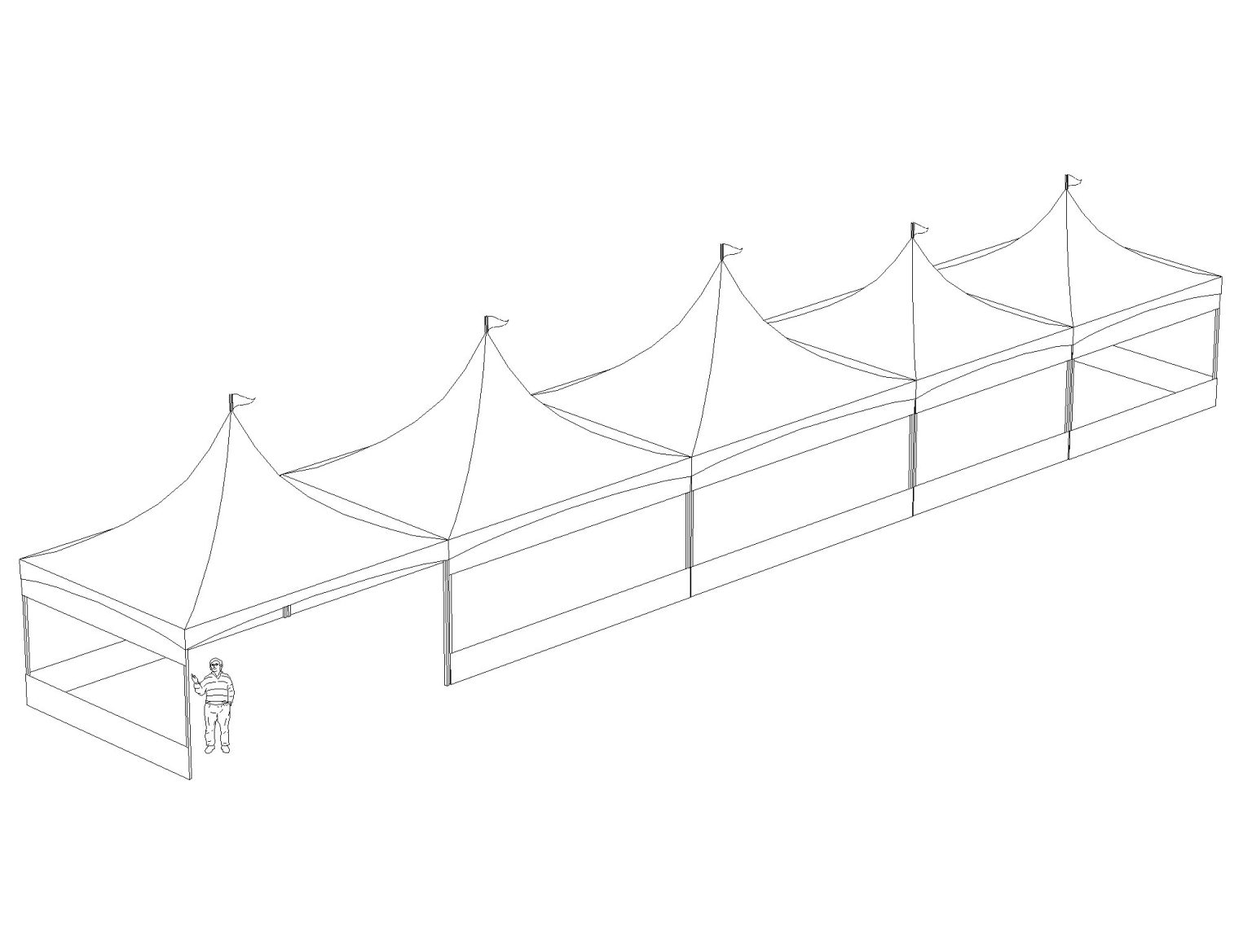 4.5M x 28M Pro-Matrix Marquee | Having A Party